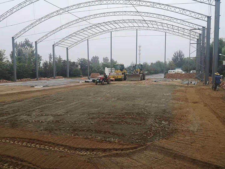 鋼結構工程施工現場